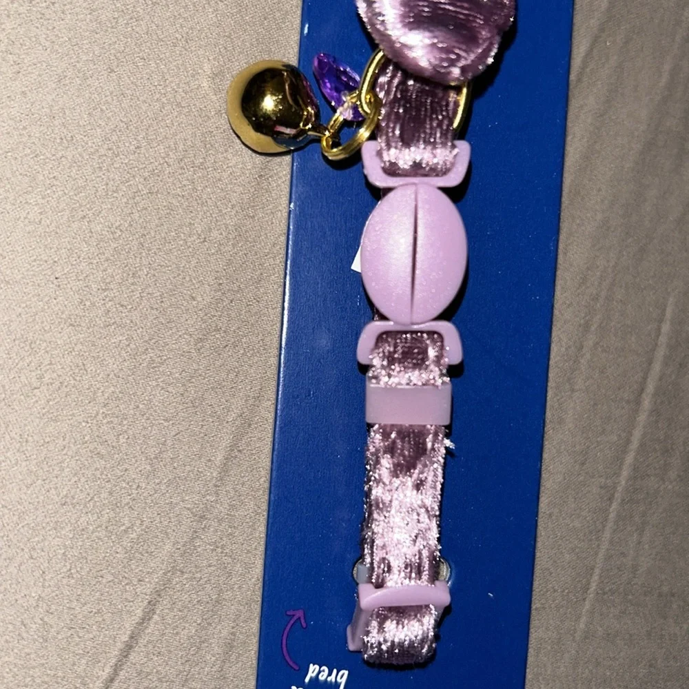 Youly the heir Purple Velvet Breakaway Kitten Collar (XS)